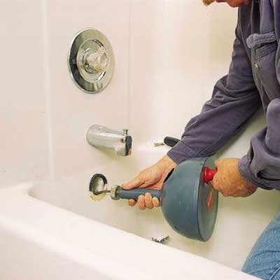 Bathtub Drain Cleaning Basement, How To Clean Out Clogged Bathtub Drain